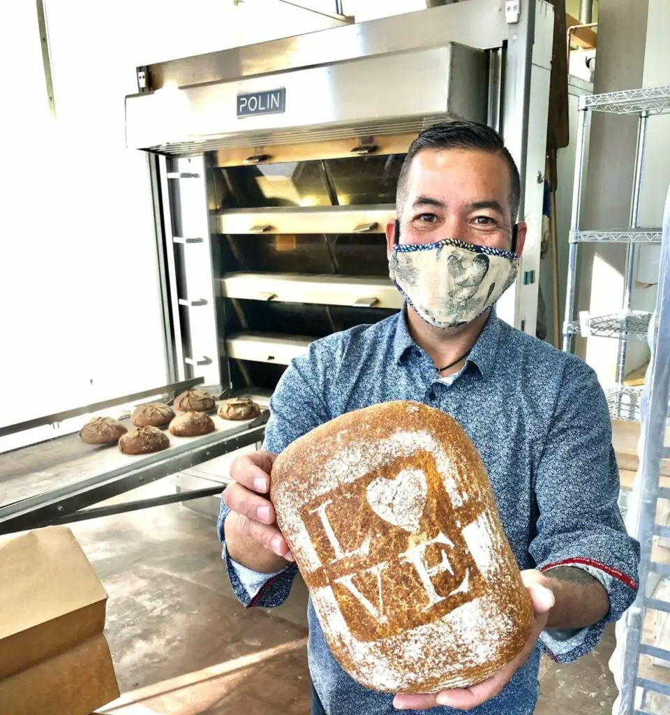 Don Guerra Bringing His Bread to Gilbert Through Hayden Flour Mills